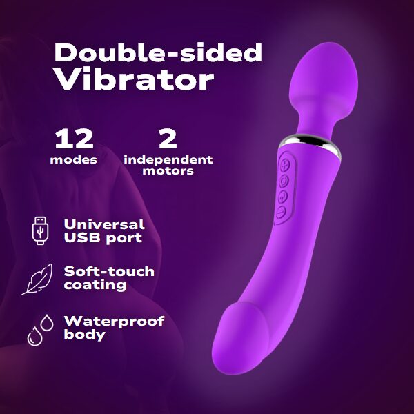 Dual-Ended Vibrator with Warming Function