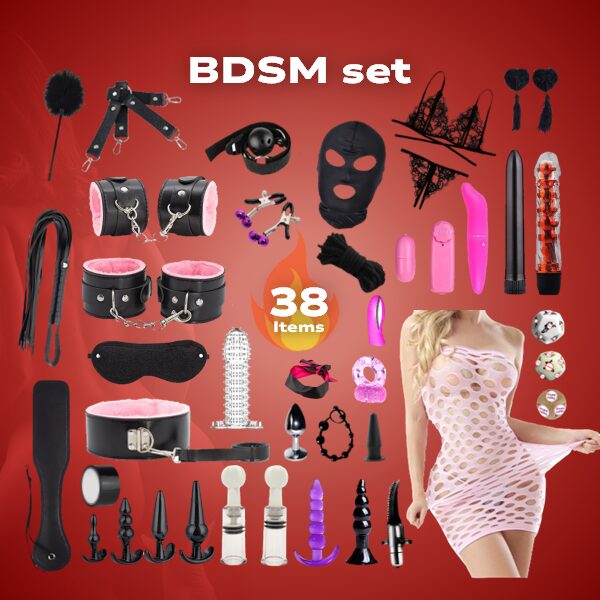 BDSM Rinkinys 38 Vienetų