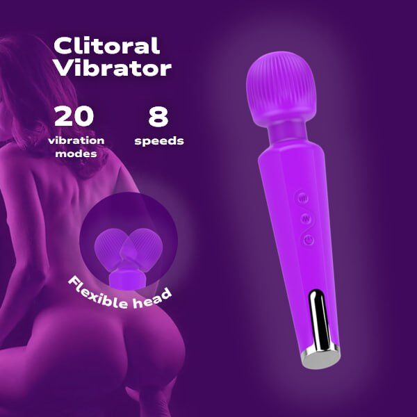 Vibrator Clitoral with Movable Head